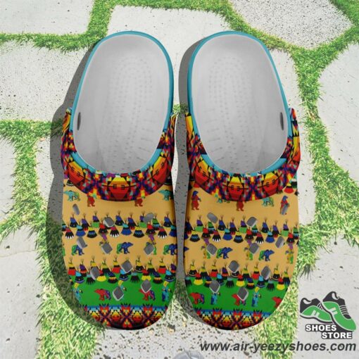 Bear Medicine Muddies Unisex Crocs Shoes