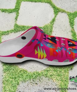 between the mountains pink muddies unisex crocs shoes 4 isrsnz