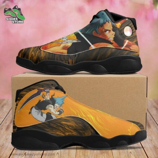 Black Star Jordan 13 Shoes, Soul Eater Gift