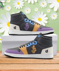 Brook One Piece Mid 1 Basketball Shoes, Gift for Anime Fan