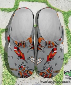 ecm prayer feathers grey muddies unisex crocs shoes 1 a4cjbm