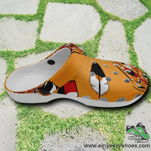 ECM Prayer Feathers Orange Muddies Unisex Crocs Shoes