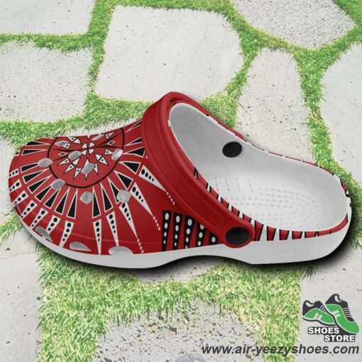 Evening Feather Wheel Blush Muddies Unisex Crocs Shoes