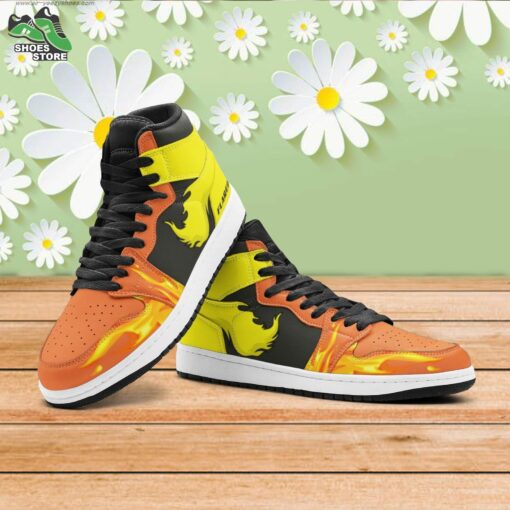 Flareon Pokemon 2 Mid 1 Basketball Shoes, Gift for Anime Fan