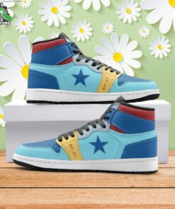 Franky One Piece Mid 1 Basketball Shoes, Gift for Anime Fan