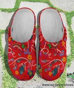 fresh fleur fire muddies unisex crocs shoes 1 nubozc