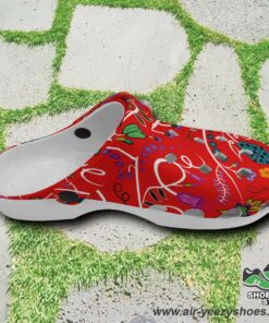 fresh fleur fire muddies unisex crocs shoes 4 pmvkbw