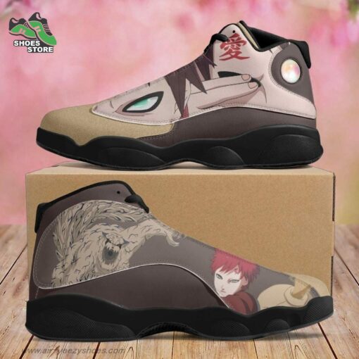 Gaara Jordan 13 Shoes, Naruto Gift for Fan