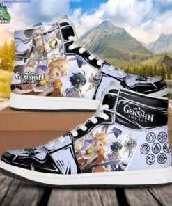 genshin impact poster jd air force sneakers anime shoes for genshin impact fans 35 tisgzr