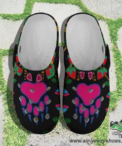 geometric floral fall black muddies unisex crocs shoes 1 yc3auk