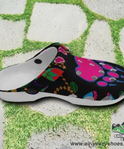 geometric floral fall black muddies unisex crocs shoes 4 ijgbfl