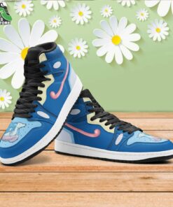 Greninja Pokemon Mid 1 Basketball Shoes, Gift for Anime Fan