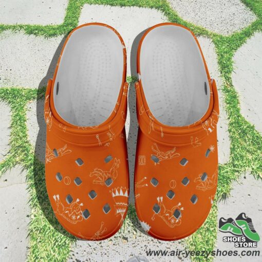 Ledger Dables Orange Muddies Unisex Crocs Shoes
