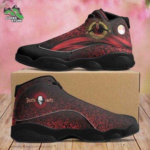 Light Yagami Red Roses Jordan 13 Shoes, Death Note Gift