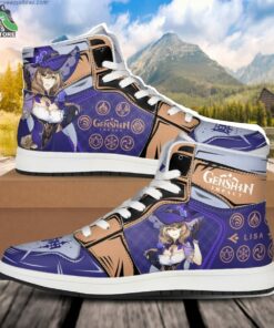 lisa jd air force sneakers anime shoes for genshin impact fans 25 jutgyz