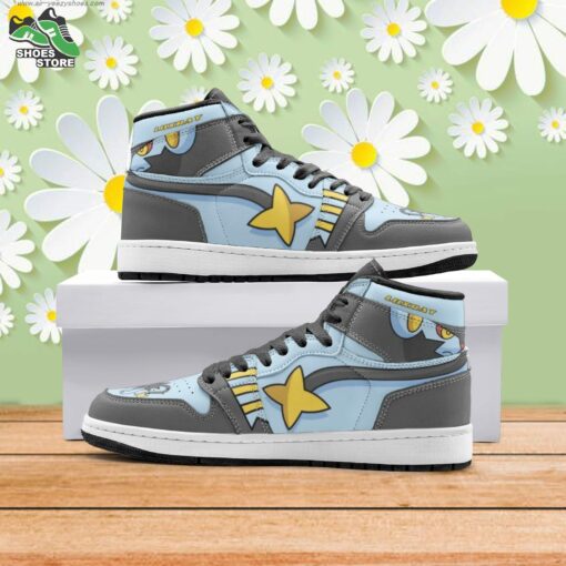 Luxray Pokemon Mid 1 Basketball Shoes, Gift for Anime Fan