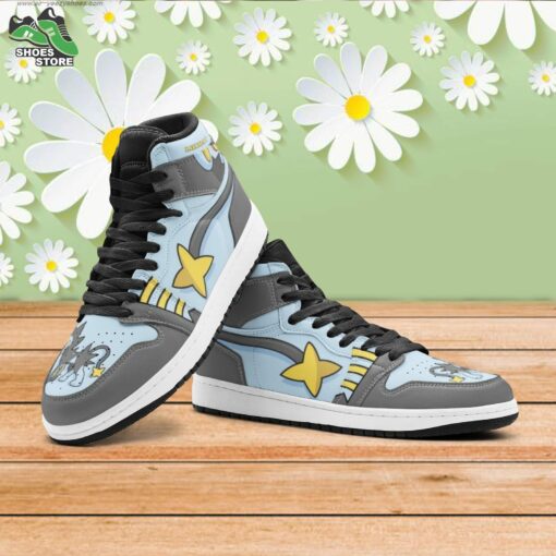 Luxray Pokemon Mid 1 Basketball Shoes, Gift for Anime Fan