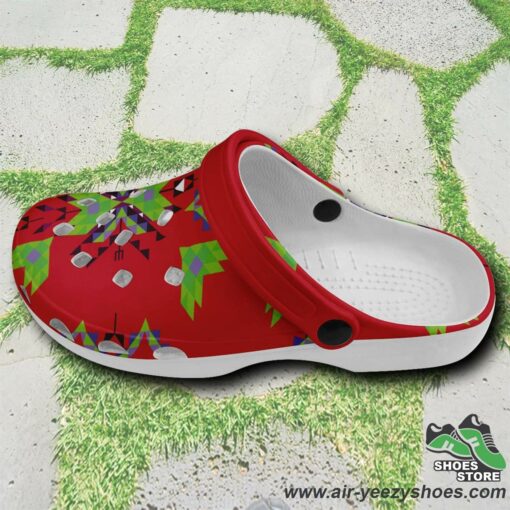 Medicine Lodge Red Muddies Unisex Crocs Shoes