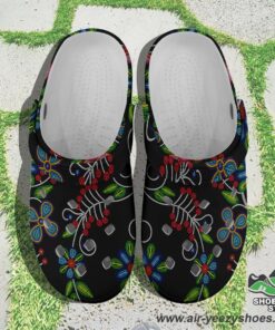 midnight garden black muddies unisex crocs shoes 1 um14b5
