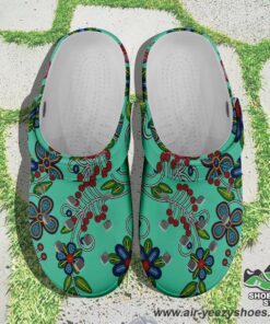 midnight garden turquoise muddies unisex crocs shoes 1 unqsuz