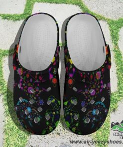neon floral bear muddies unisex crocs shoes 1 izvjex