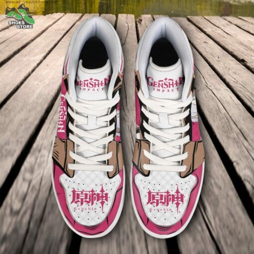Noelle JD Air Force Sneakers, Anime Shoes for Genshin Impact Fans