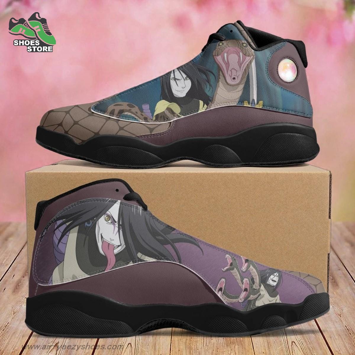 Orochimaru Jordan  Shoes Naruto Gift