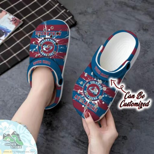 Personalized Baltimore Orioles Spoon Graphics Watercolour Clog Shoes, Hockey Crocs Shoes