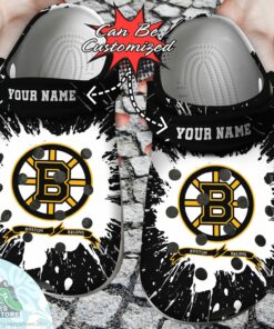 personalized boston bruins team hockey crocs shoes 1 sirbbz