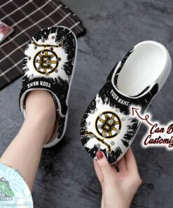 personalized boston bruins team hockey crocs shoes 2 ctda7s