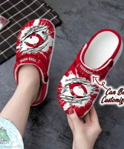 personalized cincinnati reds ripped claw baseball crocs shoes 2 anexjy