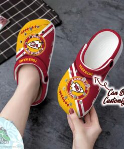 personalized kansas city chiefs football team rugby football custom crocs shoes 2 iqlm6f