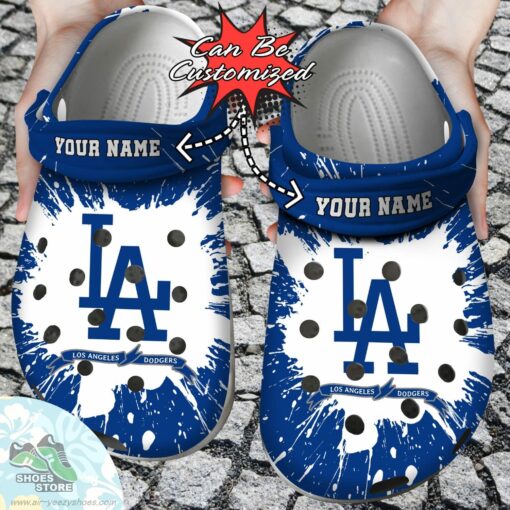 Personalized Los Angeles Dodgers Team Clog Shoes, Baseball Crocs  Shoes
