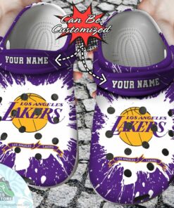 personalized los angeles lakers team basketball crocs shoes 1 uocyw3