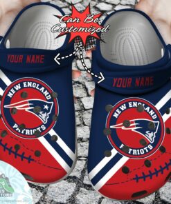 personalized new england patriots football team rugby football custom crocs shoes 1 bw3xho