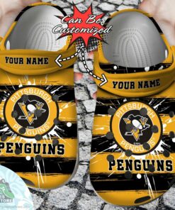 personalized pittsburgh penguins spoon graphics watercolour hockey crocs shoes 1 pwia2t