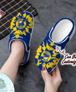 personalized st. louis blues color splash hockey crocs shoes 2 of69ie