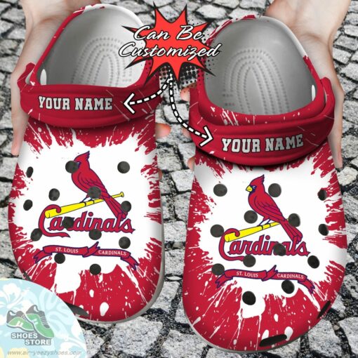 Personalized St. Louis Cardinals Team Clog Shoes, Baseball Crocs  Shoes
