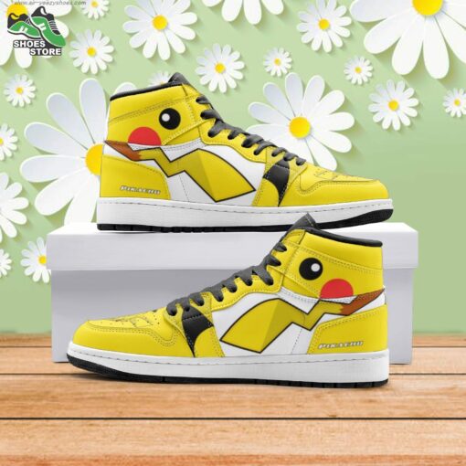Pikachu Starter Pokemon Mid 1 Basketball Shoes, Gift for Anime Fan