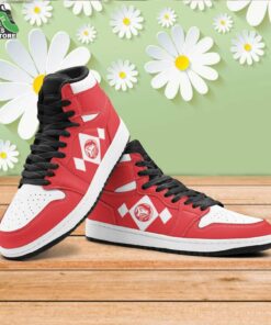 power rangers red mid 1 basketball shoes gift for anime fan 4 byxsjt