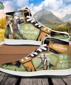 Razor JD Air Force Sneakers, Anime Shoes for Genshin Impact Fans