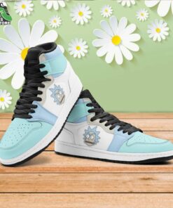 rick got angry rick and morty mid 1 basketball shoes gift for anime fan 4 grijsn