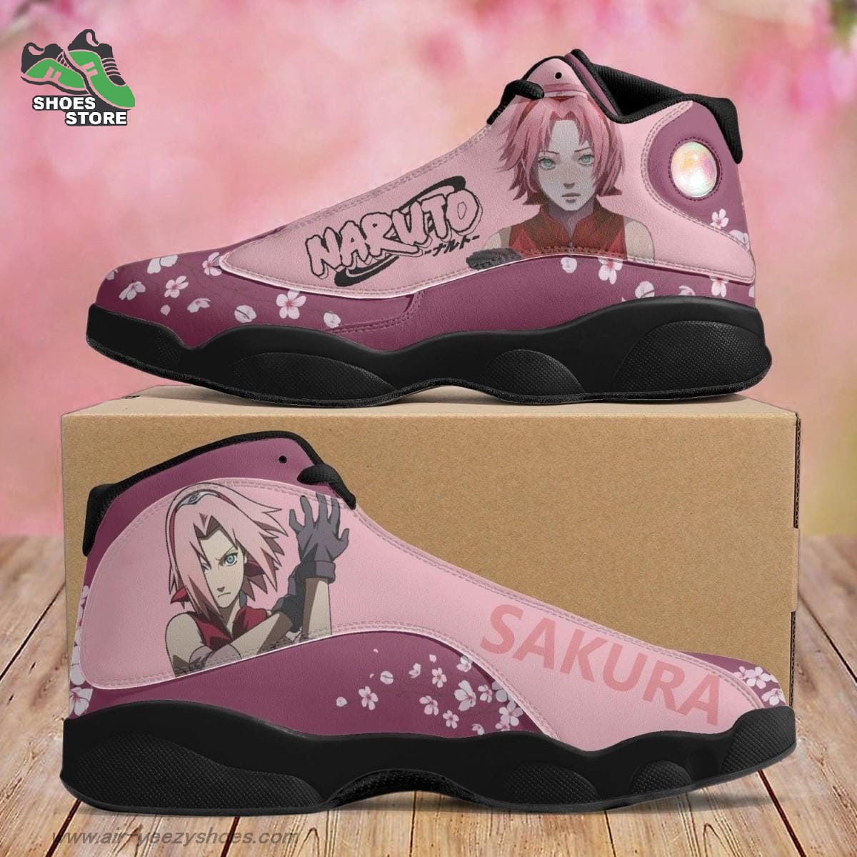 Sakura Jordan  Shoes Naruto Gift