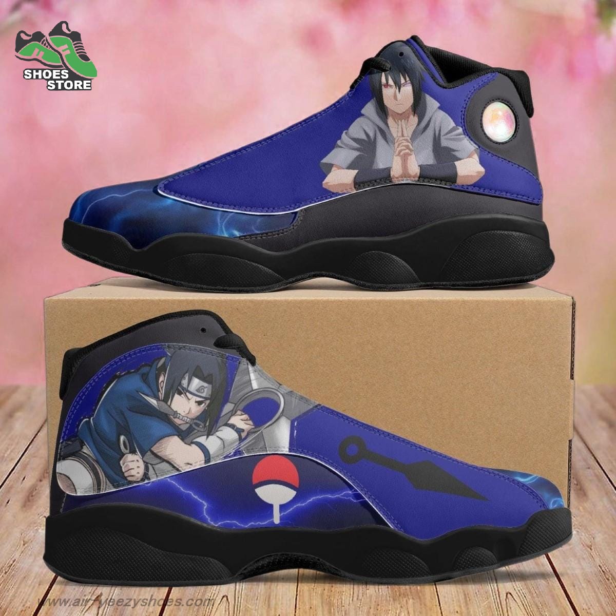 Sasuke Jordan  Shoes Naruto Gift for Fan
