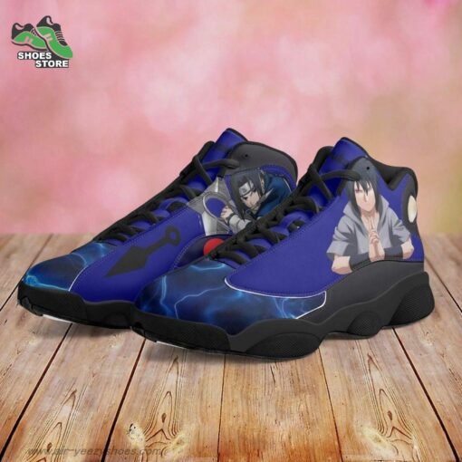 Sasuke Jordan 13 Shoes, Naruto Gift for Fan