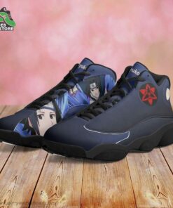 sasuke uchiha jordan 13 shoes naruto gift for fan 2 kaipwu