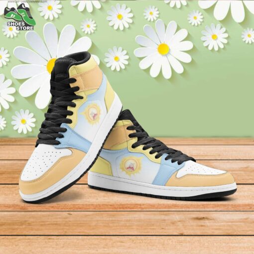 Screaming Sun Rick and Morty Mid 1 Basketball Shoes, Gift for Anime Fan
