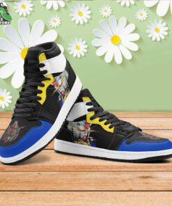 Scribble RX-78 Gundam Mid 1 Basketball Shoes, Gift for Anime Fan