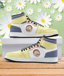 sick morty rick and morty mid 1 basketball shoes gift for anime fan 1 bl8nze