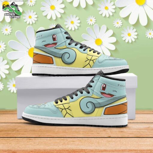 Squirtle Starter Pokemon Mid 1 Basketball Shoes, Gift for Anime Fan